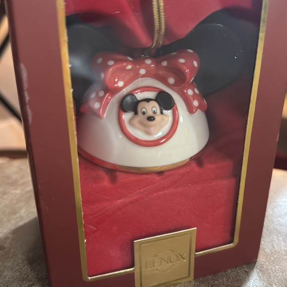 NIB LENOX Walt Disney Showcase My Own Mickey Mouse Ears Girl Ornament - Picture 3 of 6